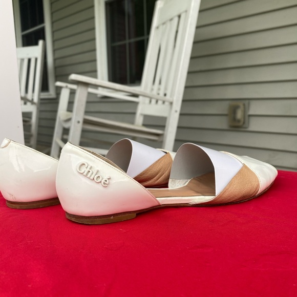 Chloe flats open toe Sz 7 - Picture 3 of 7